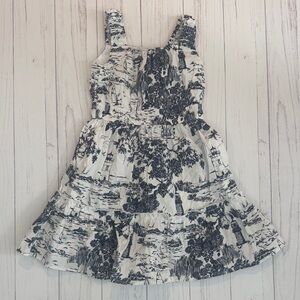 Vineyard Vines Navy and White Printed Dress